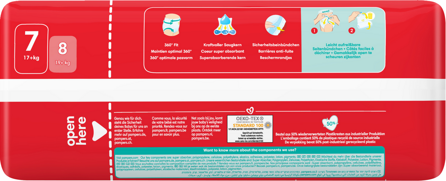Pampers Baby-Dry PANTS T7 XXL +17kg (3 x 29 pces)