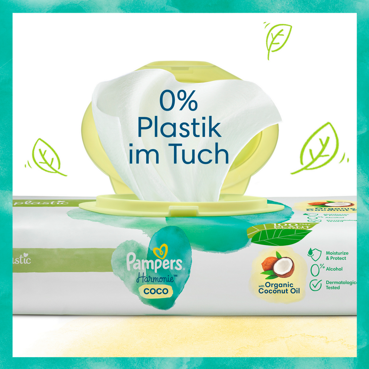 Pampers Harmonie Coco Feuchttücher (18 x 44 STK) Karton