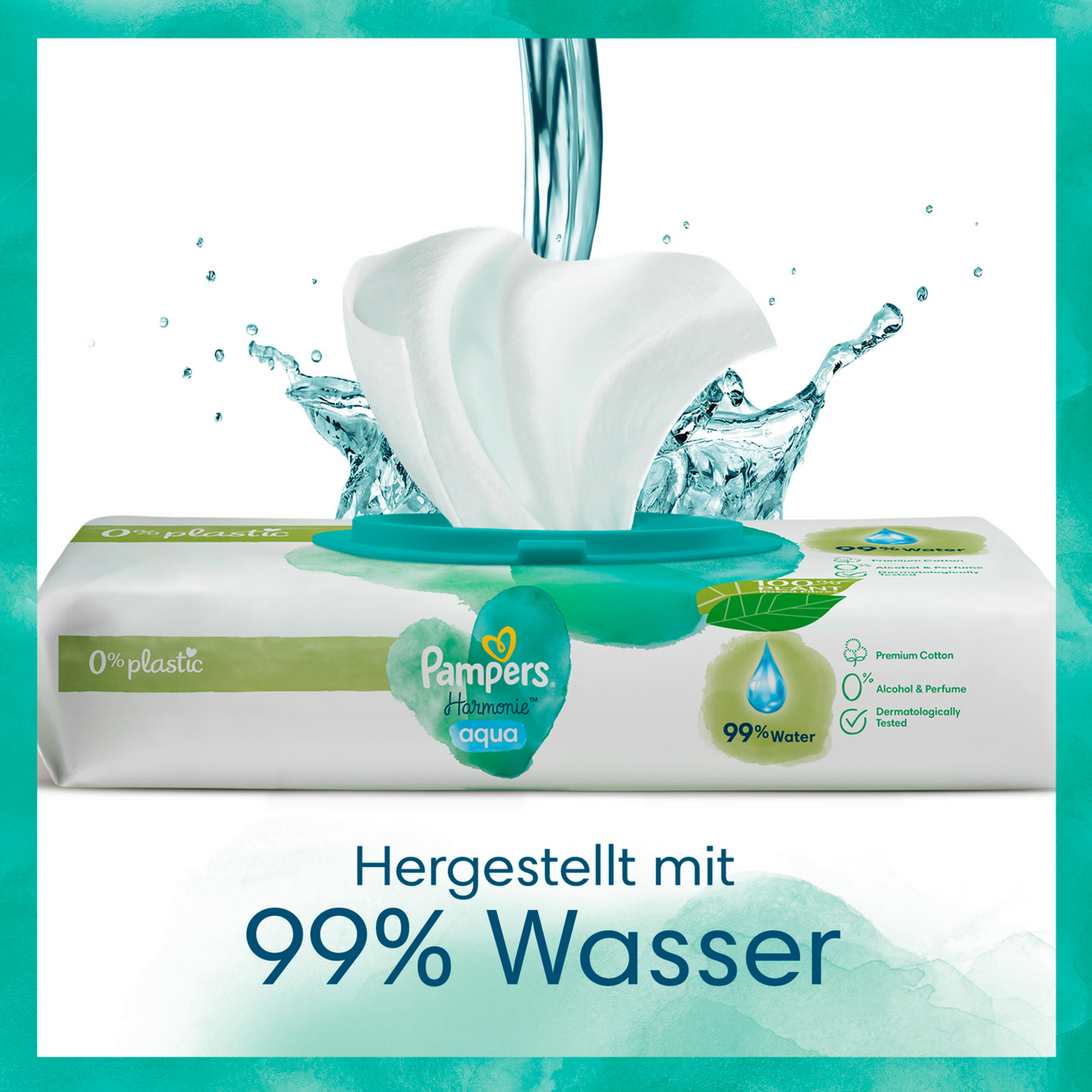 Pampers Harmonie Aqua Lingettes (48 pces)