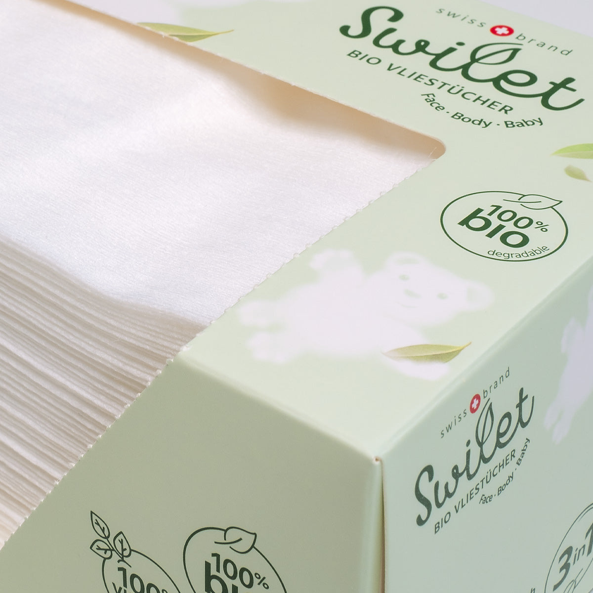 NOUVEAU Swilet Lingettes nettoyantes et protège-couches bio (50 pces)