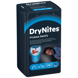Huggies DryNites® culottes pour la nuit 4-7 ans (17-30 kg) garçon (10 pces)