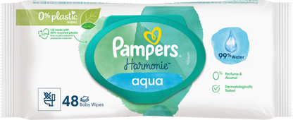 Pampers Harmonie Aqua Lingettes (48 pces)