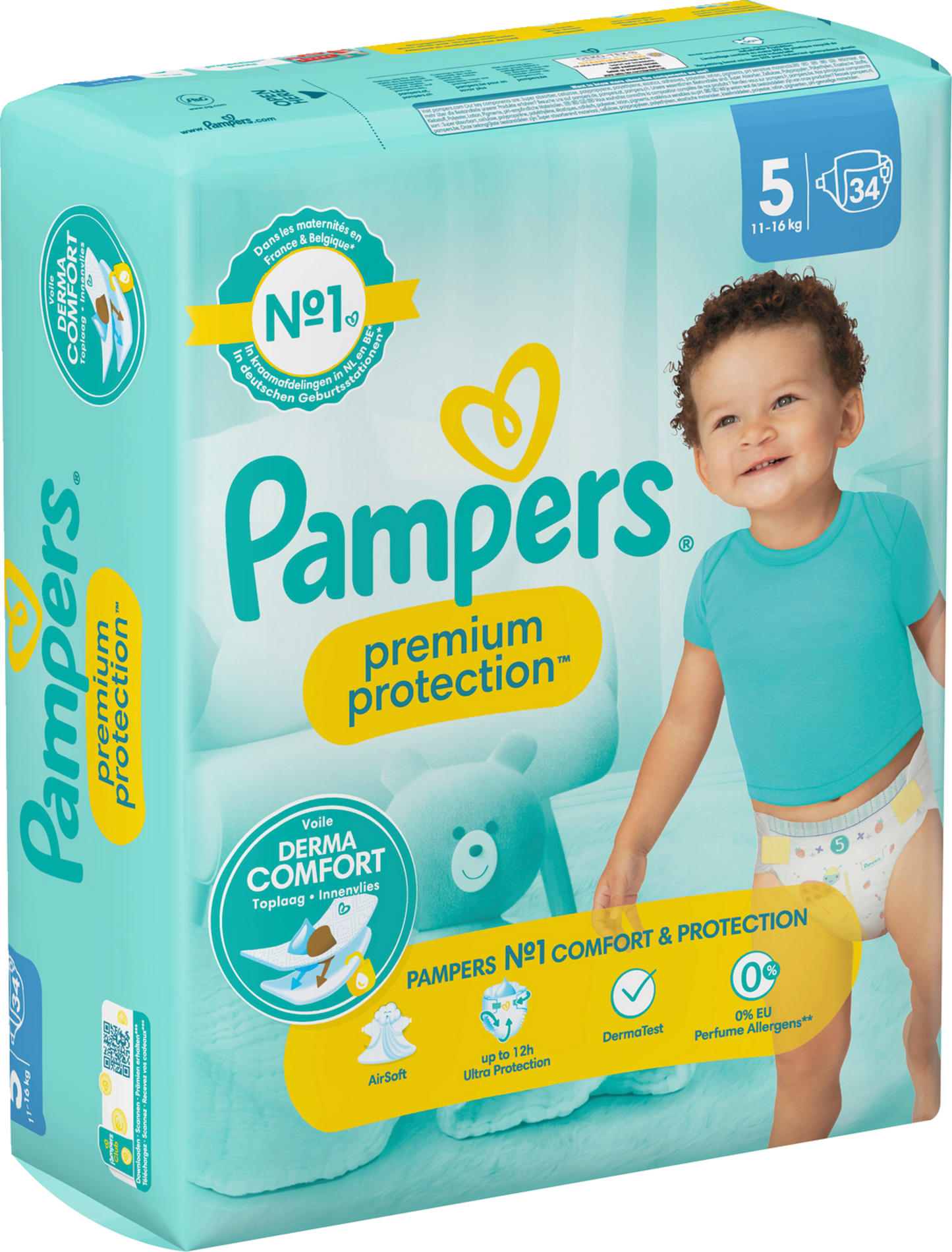 Pampers Premium Protection T5 Junior 11-16kg (34 pces)