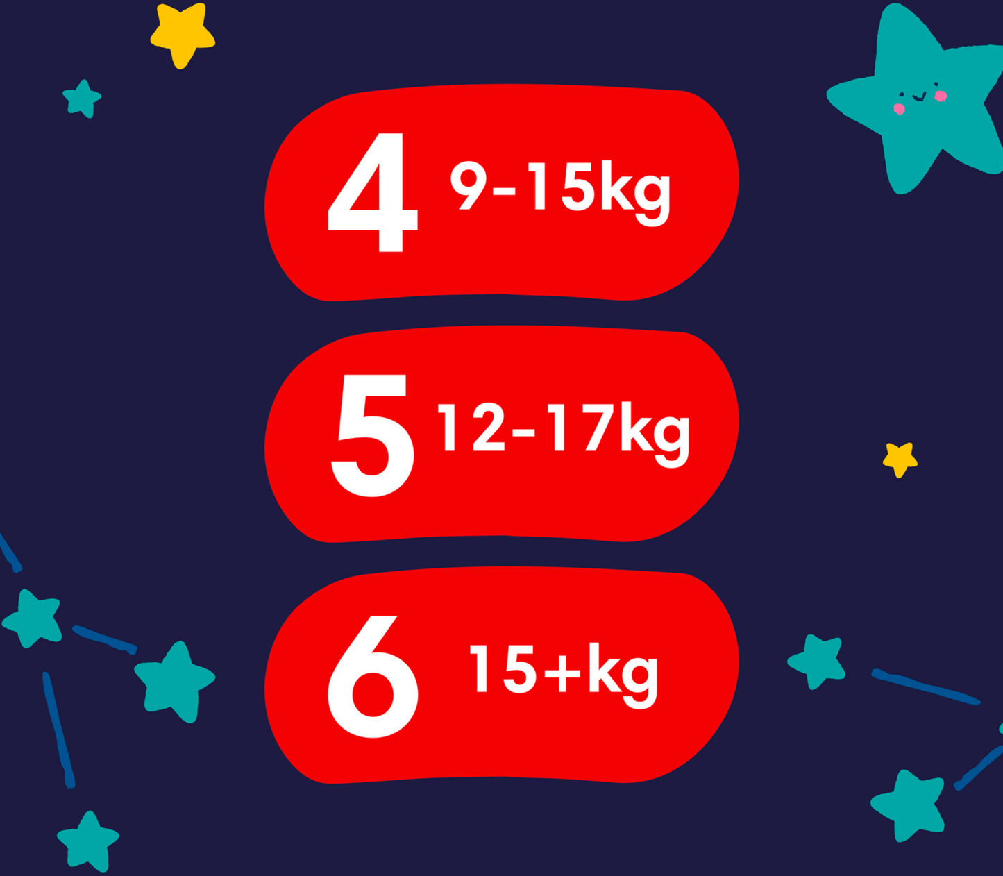 Pampers Baby-Dry Night Pants T6 XL 15+kg (138 pces) pack mensuelle