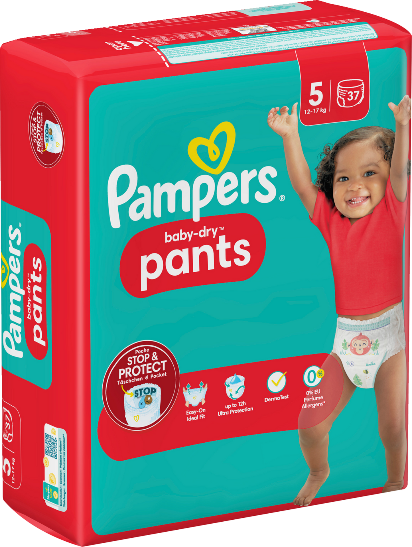 Pampers Baby-Dry PANTS T5 Junior 12-17kg (37 pces)