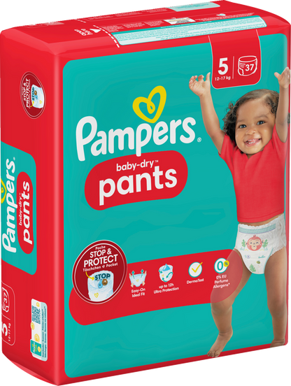 Pampers Baby-Dry PANTS T5 Junior 12-17kg (37 pces)