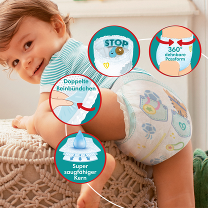 Pampers Baby-Dry PANTS T4 Maxi 9-15kg (2 x 42 pces)