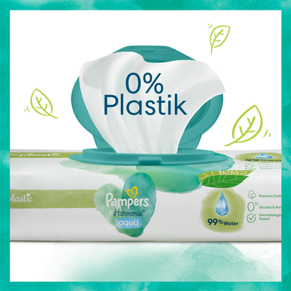 Pampers Harmonie Aqua Lingettes (48 pces)