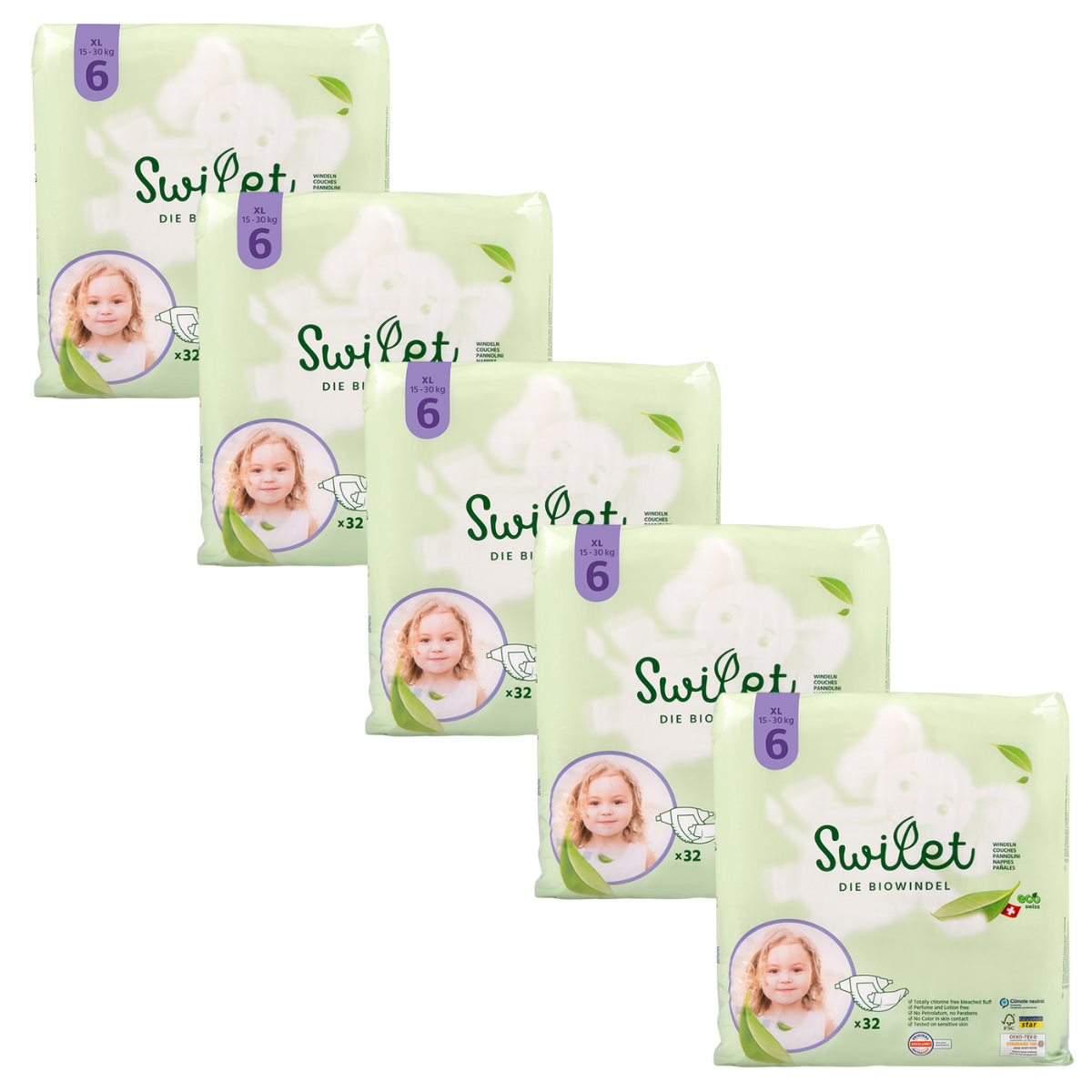 Swilet T6 XL Pack mensuel (160 pces)