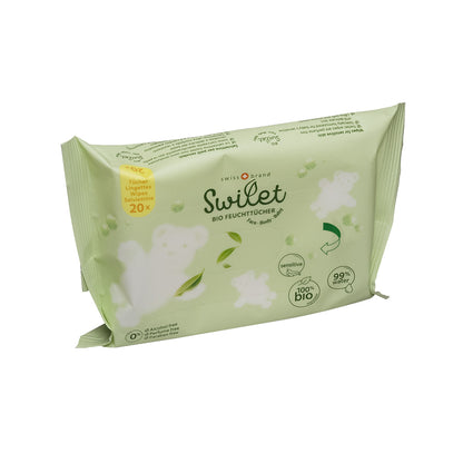 Nouveau Swilet Lingettes humides Bio TRAVELLER Carton (36 x 20 STK)