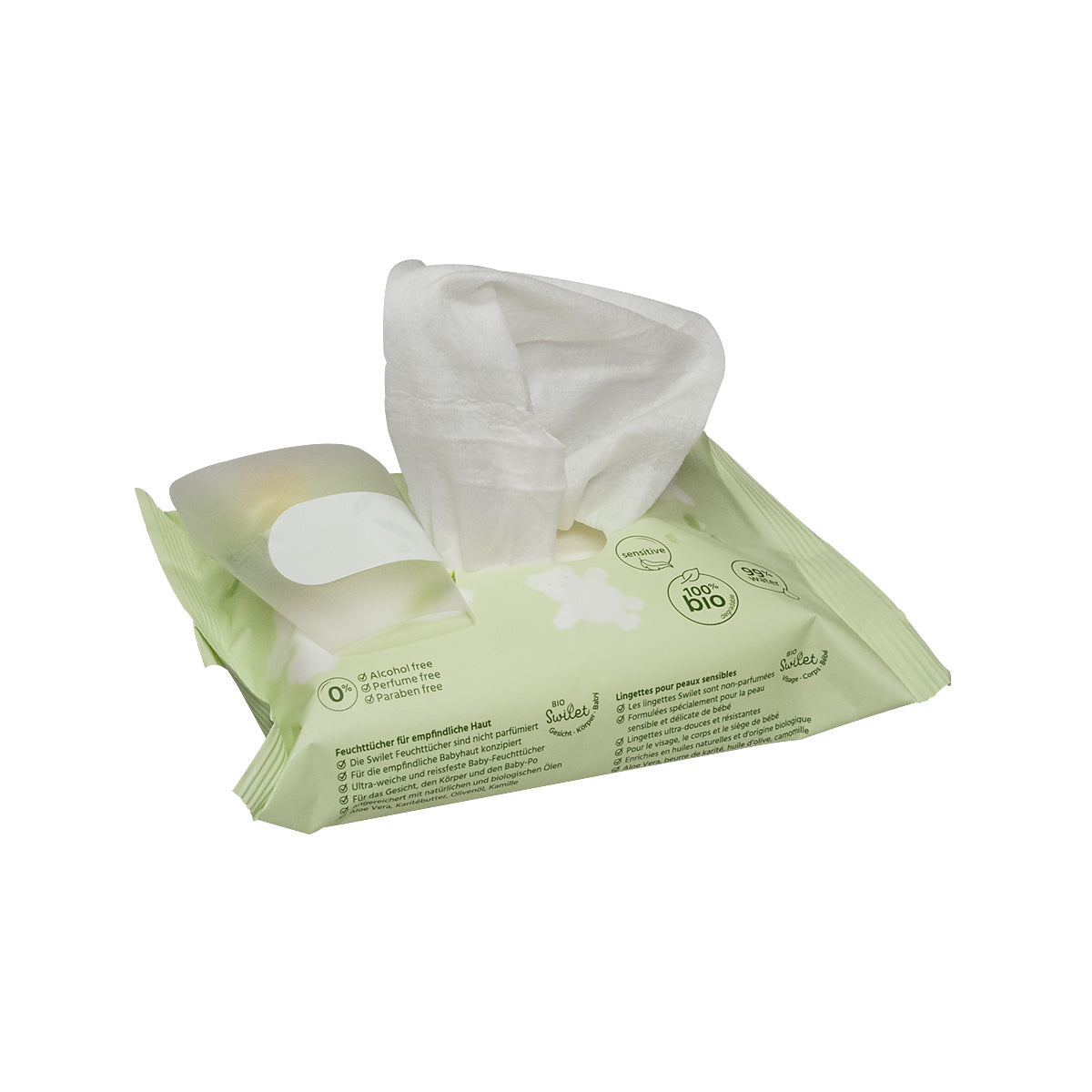 Nouveau Swilet Lingettes humides Bio TRAVELLER Carton (36 x 20 STK)