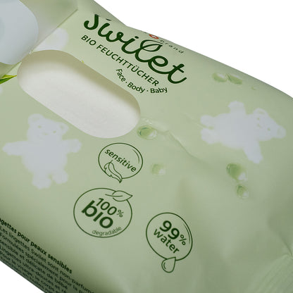 Nouveau Swilet Lingettes humides Bio TRAVELLER Carton (36 x 20 STK)
