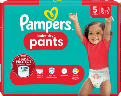 Pampers Baby-Dry PANTS T5 Junior 12-17kg (37 pces)