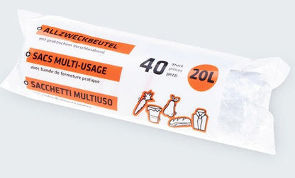 Mehrzweckbeutel 20 Liter Karton  (20 Rollen à 40 STK)