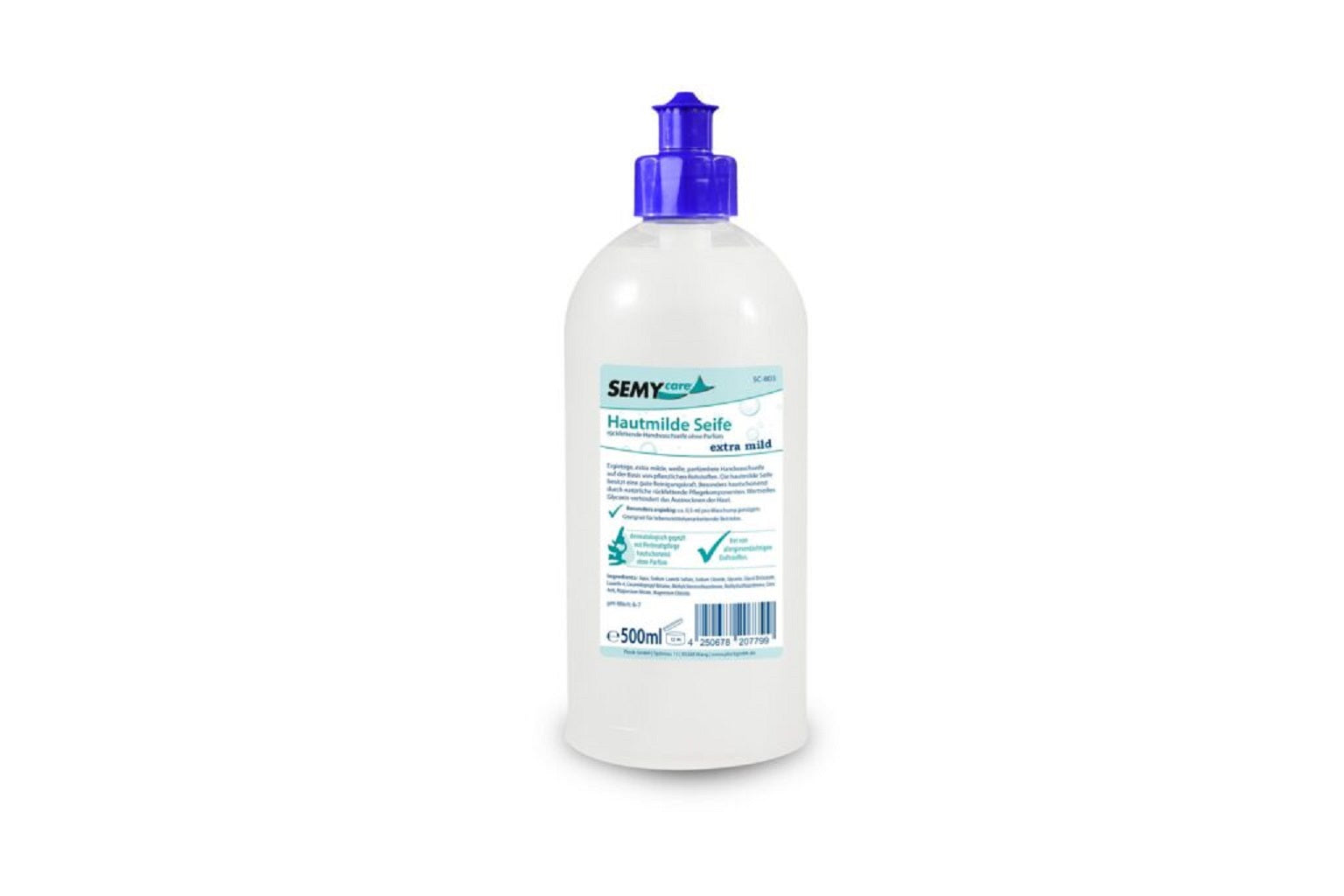 Handreinigungs-Cremeseife extra Mild ohne Parfüm Karton (15 x 500ml)