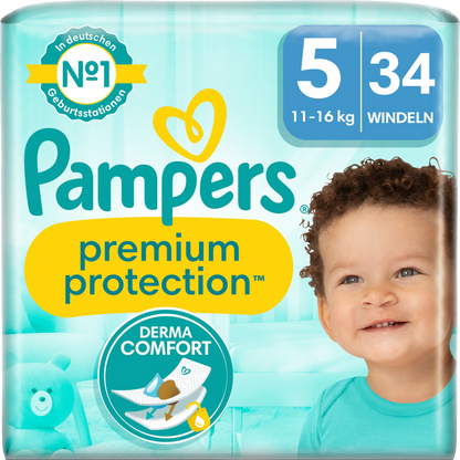Pampers Premium Protection T5 Junior 11-16kg (34 pces)