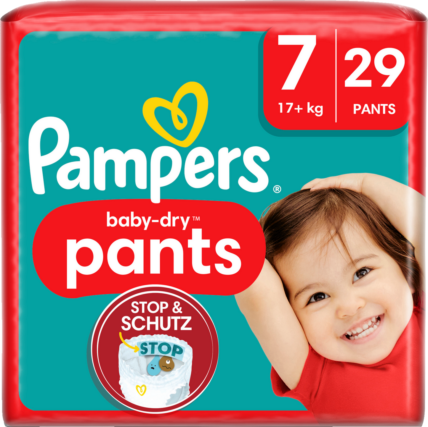 Pampers Baby-Dry PANTS T7 XXL +17kg (29 pces)