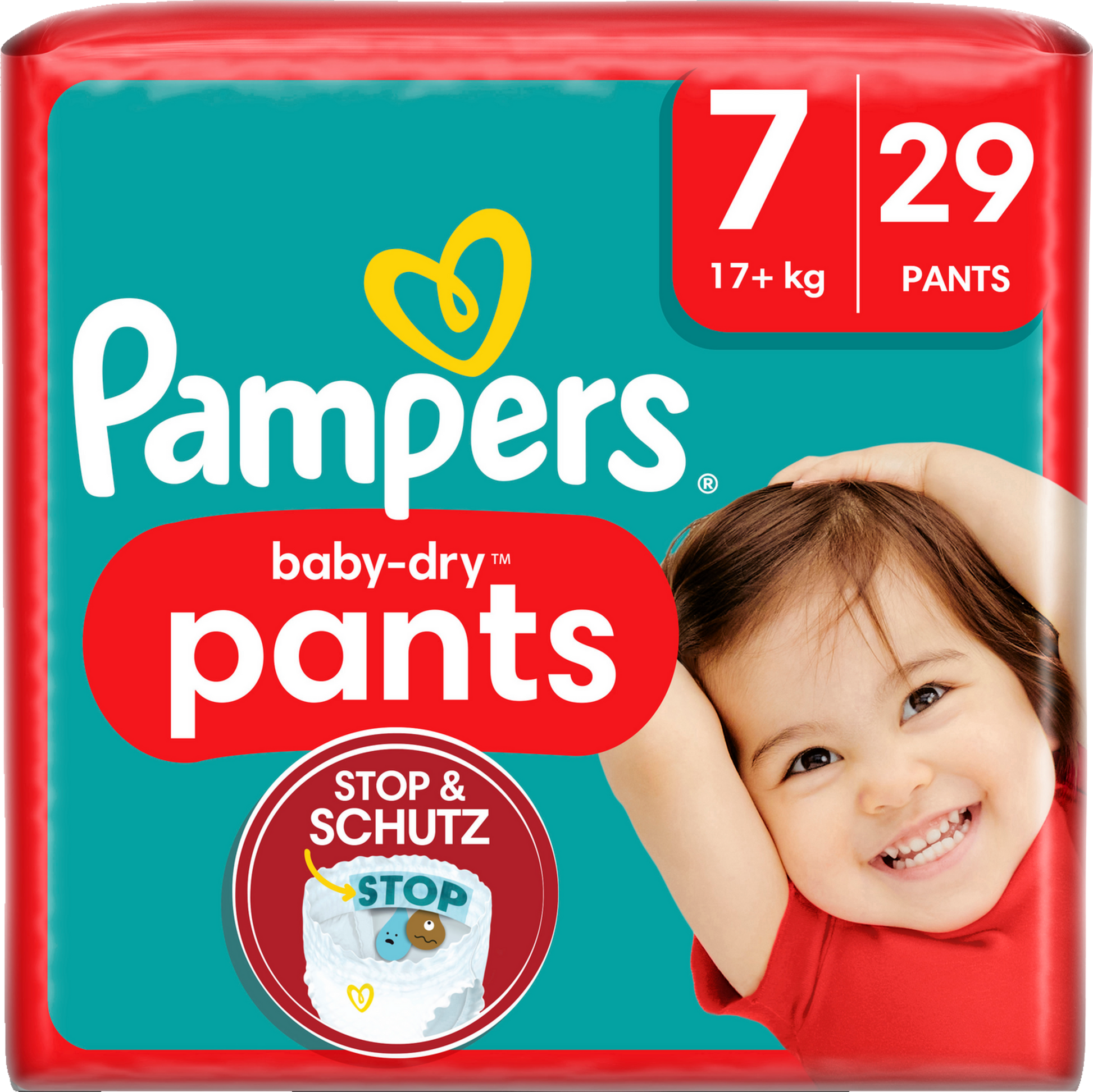 Pampers Baby-Dry PANTS T7 XXL +17kg (3 x 29 pces)
